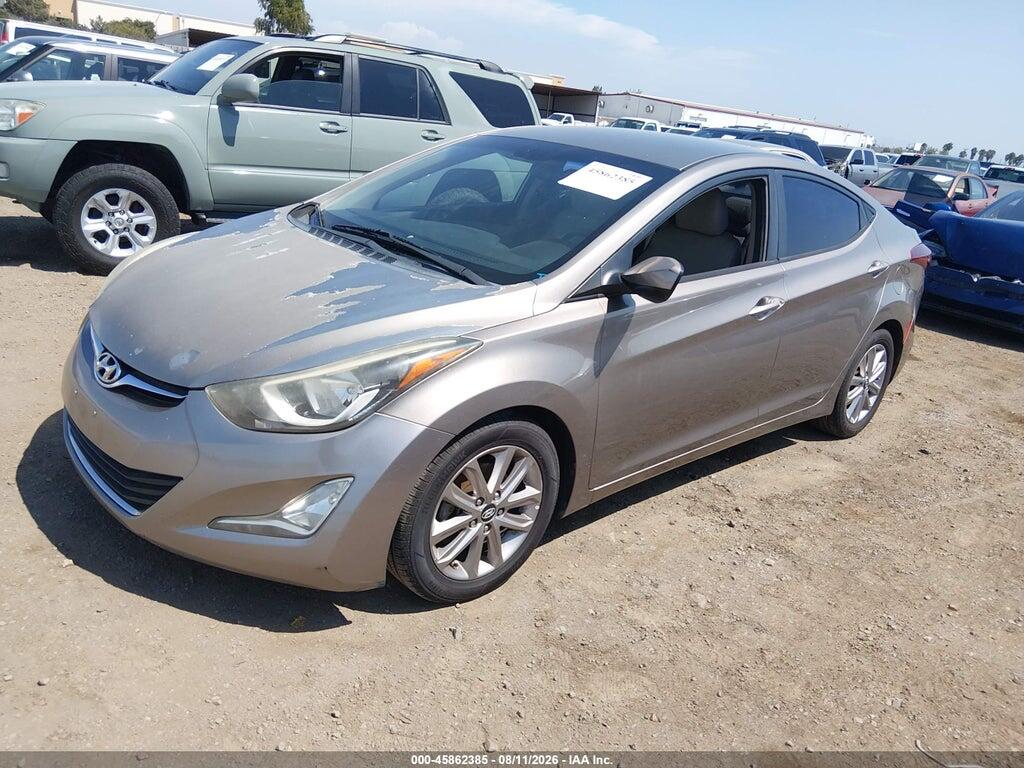 5NPDH4AE2GH656693 2016 HYUNDAI ELANTRA photo no. 2
