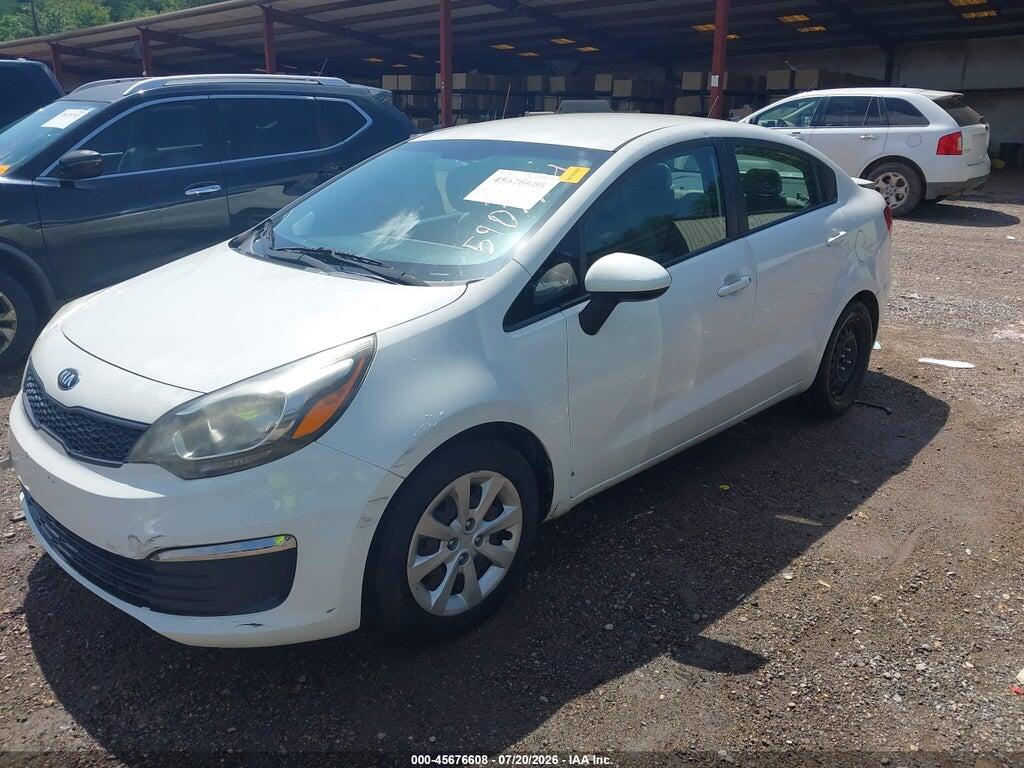 KNADM4A39G6590774 2016 KIA RIO photo no. 2