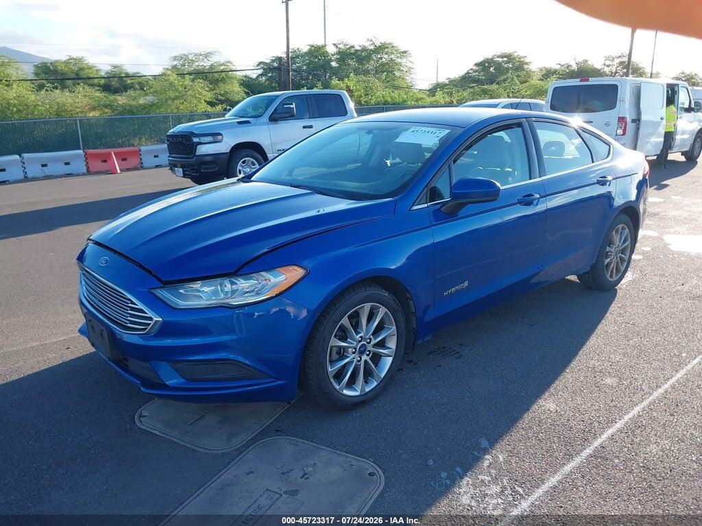 3FA6P0UU7HR160185 2017 FORD FUSION HYBRID photo no. 2