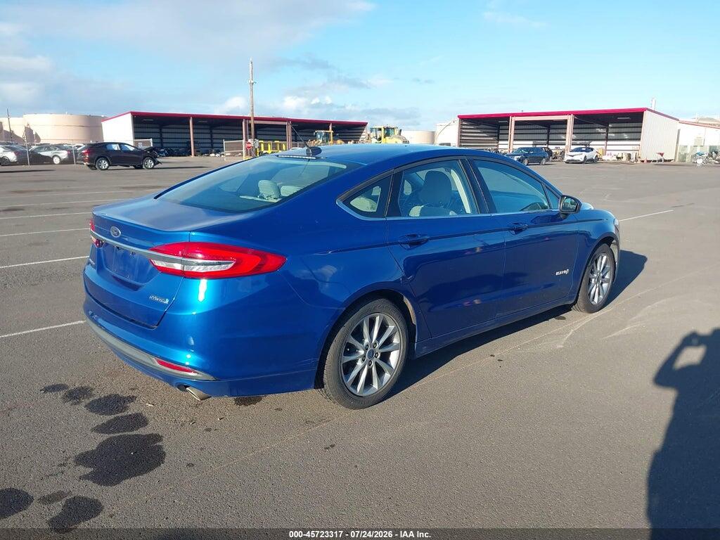 3FA6P0UU7HR160185 2017 FORD FUSION HYBRID photo no. 4