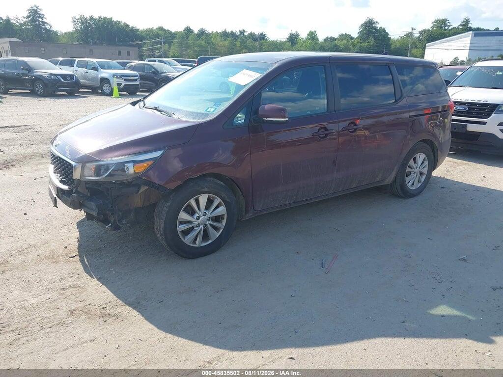 KNDMB5C13J6348595 2018 KIA SEDONA photo no. 2