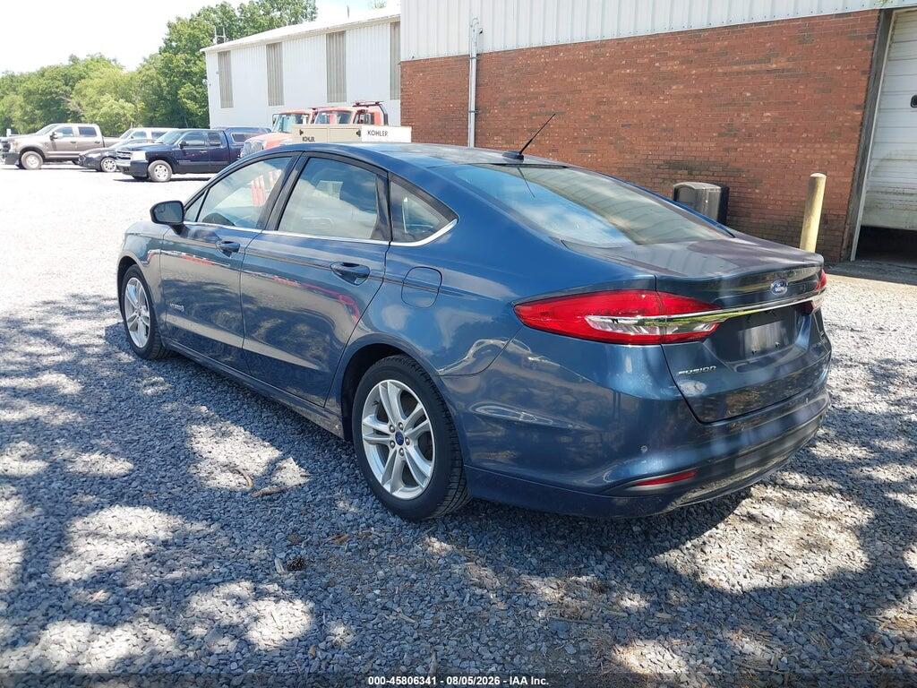 3FA6P0LU3JR261604 2018 FORD FUSION HYBRID photo no. 3
