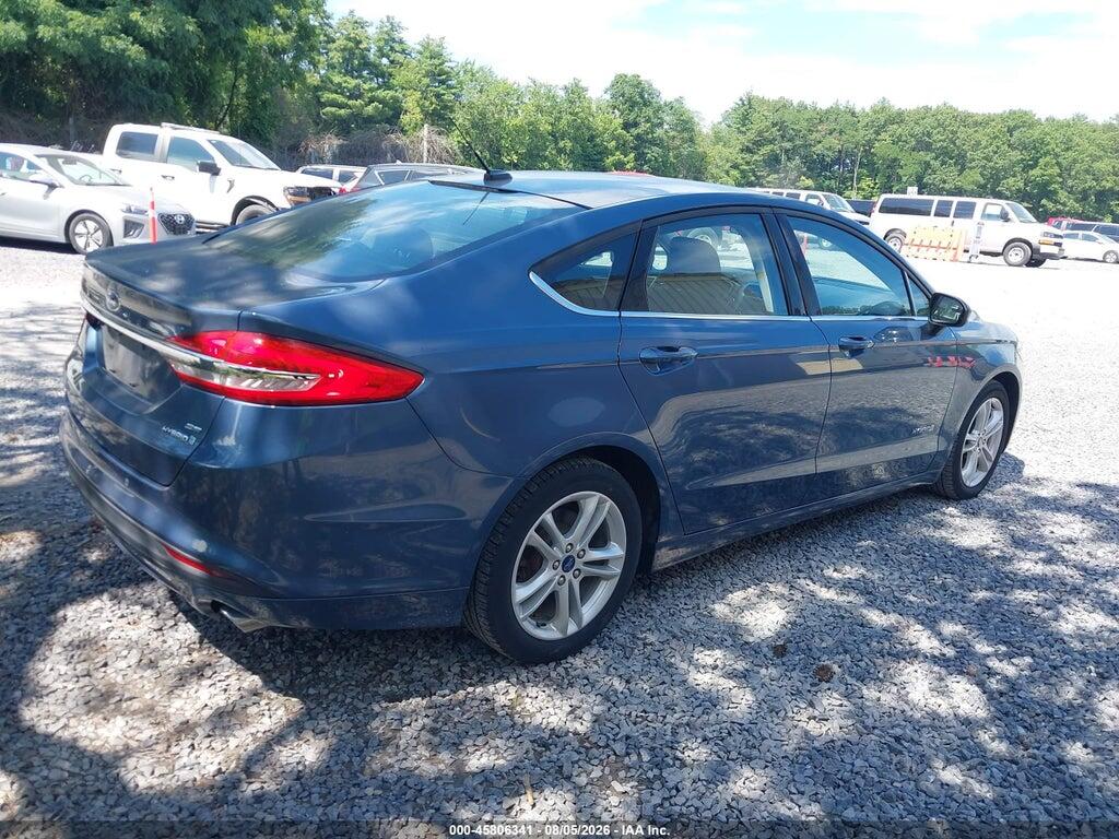 3FA6P0LU3JR261604 2018 FORD FUSION HYBRID photo no. 4