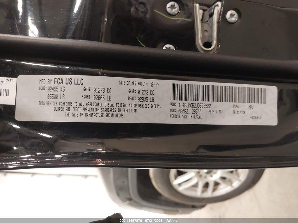 1C4PJMCB2JD528522 2018 JEEP CHEROKEE photo no. 9