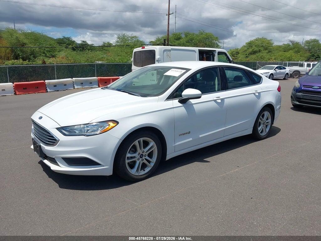 3FA6P0UU3JR235972 2018 FORD FUSION HYBRID photo no. 2