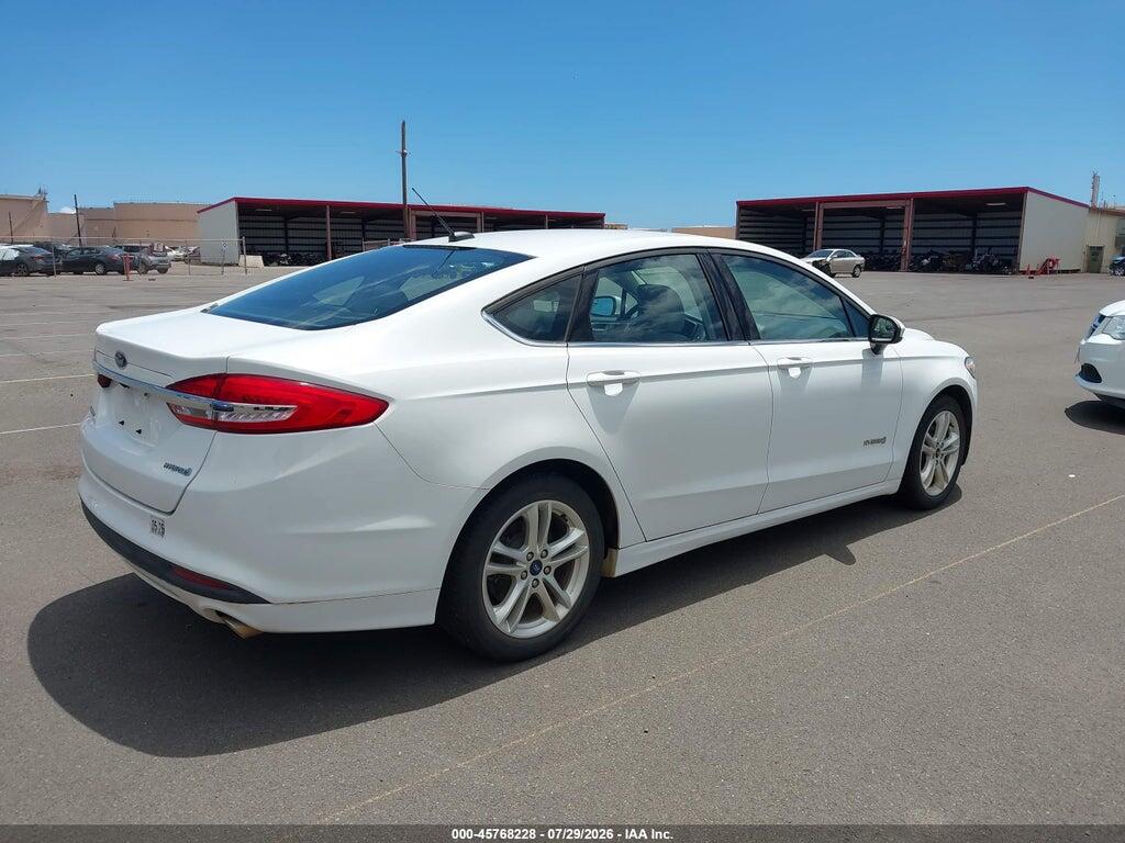 3FA6P0UU3JR235972 2018 FORD FUSION HYBRID photo no. 4
