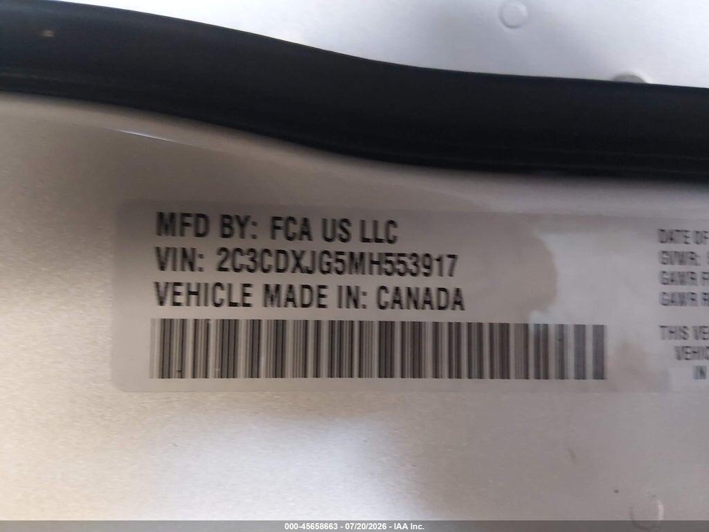 2C3CDXJG5MH553917 2021 DODGE CHARGER photo no. 9