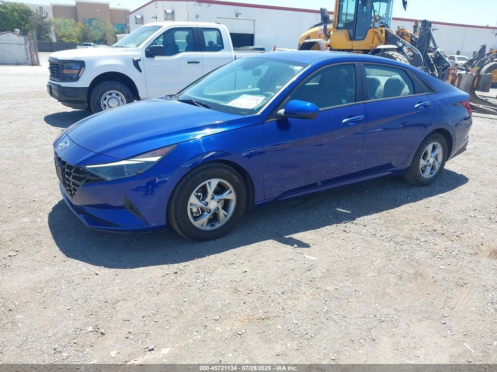 5NPLL4AG2MH049412 2021 HYUNDAI ELANTRA photo no. 2