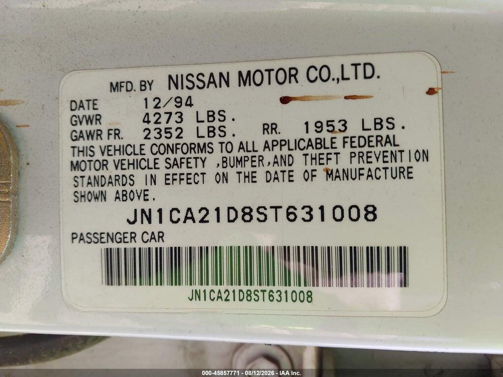 JN1CA21D8ST631008 1995 NISSAN MAXIMA photo no. 9