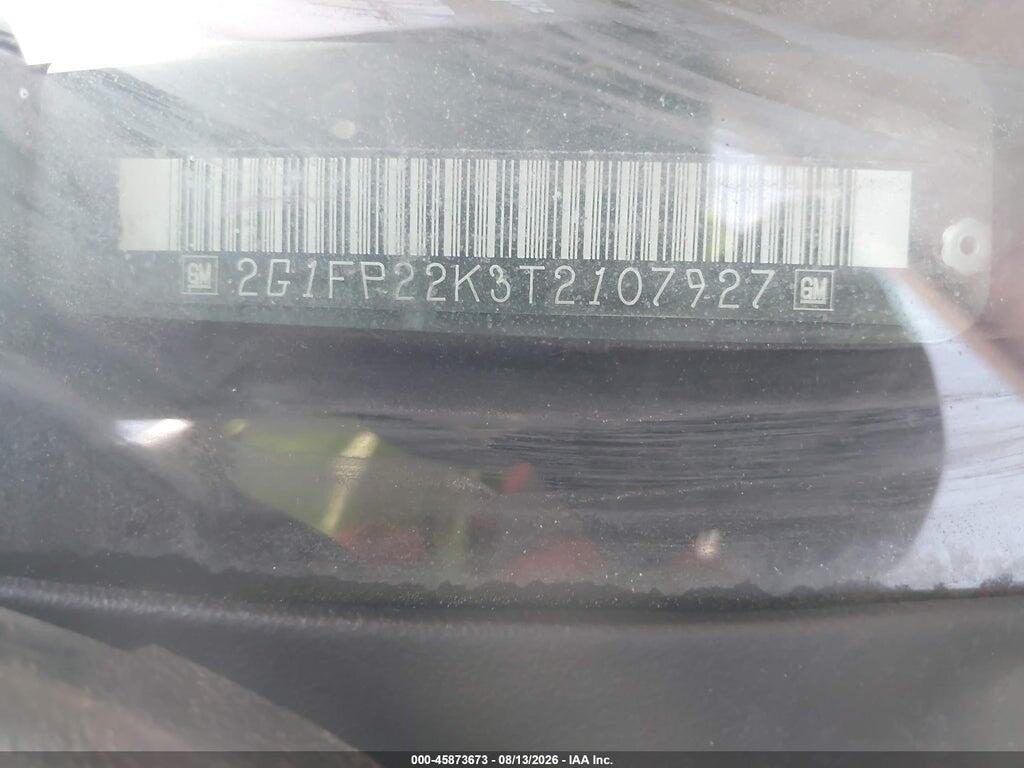 2G1FP22K3T2107927 1996 CHEVROLET CAMARO photo no. 9