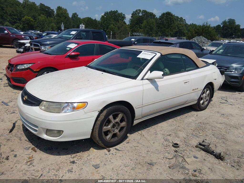 2T1FF28PXYC405452 2000 TOYOTA CAMRY SOLARA photo no. 2