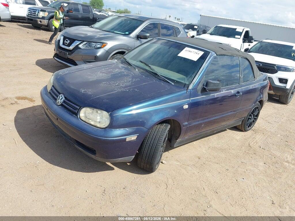 3VWBC21V71M805060 2001 VOLKSWAGEN CABRIO photo no. 2
