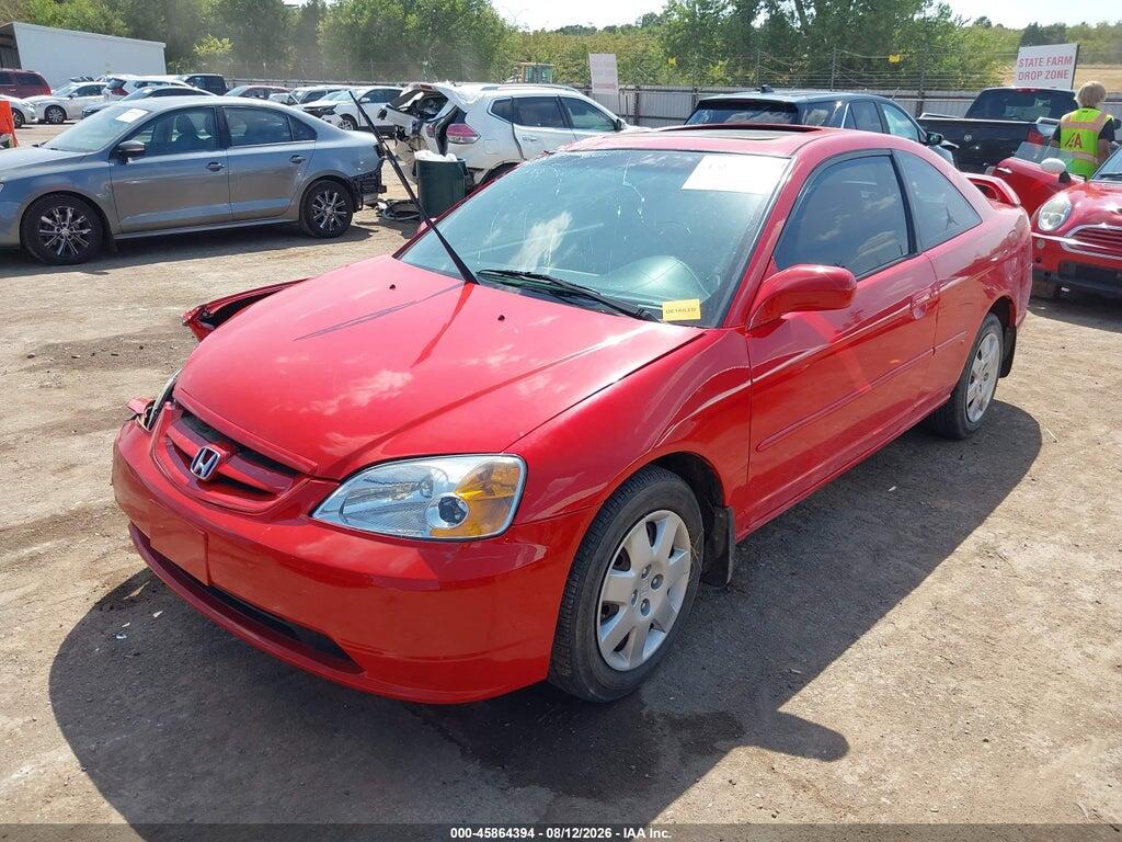 1HGEM22901L106404 2001 HONDA CIVIC photo no. 2