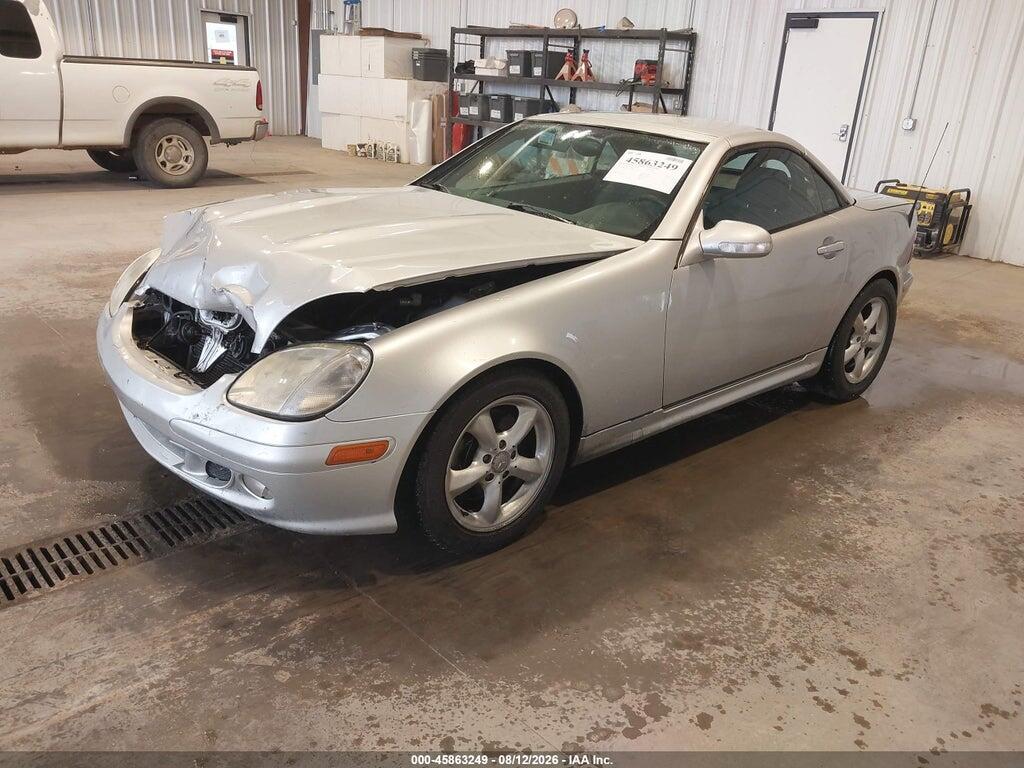 2001 MERCEDES-BENZ SLK 320 WDBKK65F31F220801