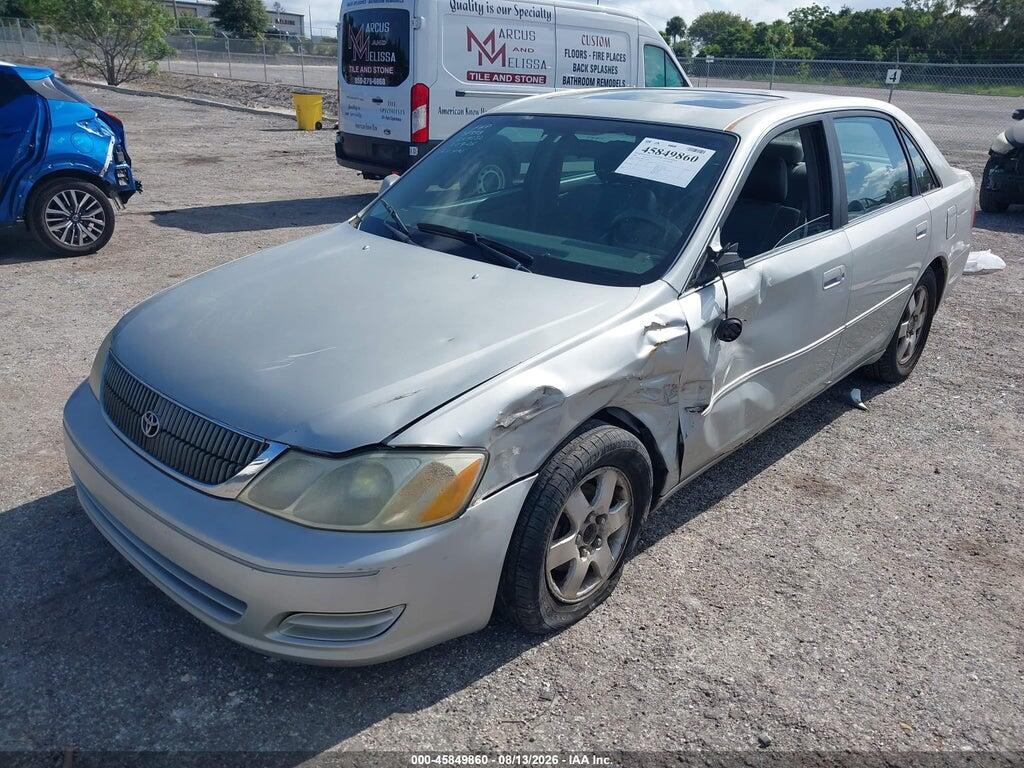 4T1BF28B41U191825 2001 TOYOTA AVALON photo no. 2