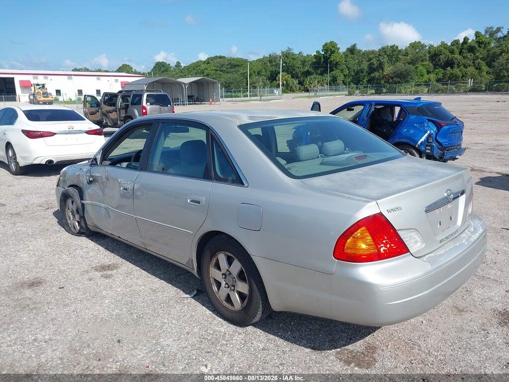 4T1BF28B41U191825 2001 TOYOTA AVALON photo no. 3