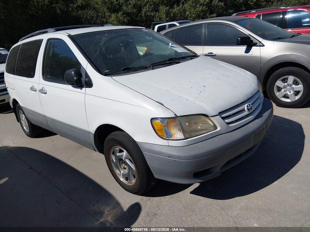 2001 TOYOTA SIENNA 4T3ZF13C21U379761