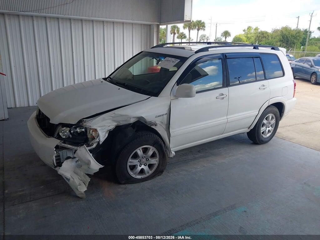 JTEGF21A620047063 2002 TOYOTA HIGHLANDER photo no. 2