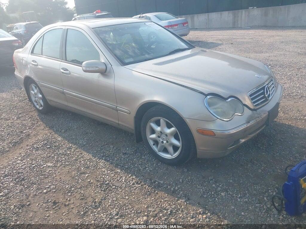 2002 MERCEDES-BENZ C 240 WDBRF61JX2F163589