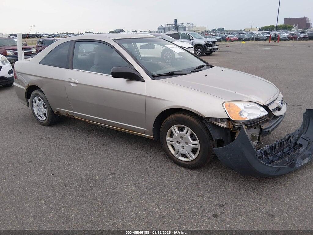 1HGEM22582L070265 2002 HONDA CIVIC photo no. 1