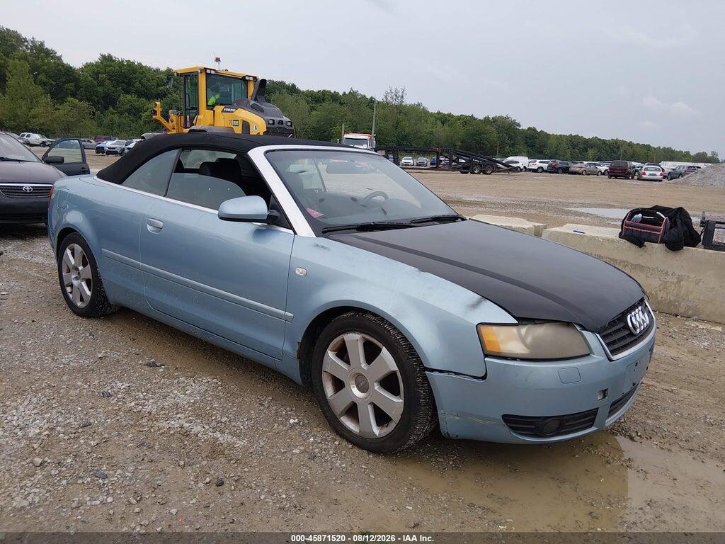 2003 AUDI A4 WAUAT48H63K018943