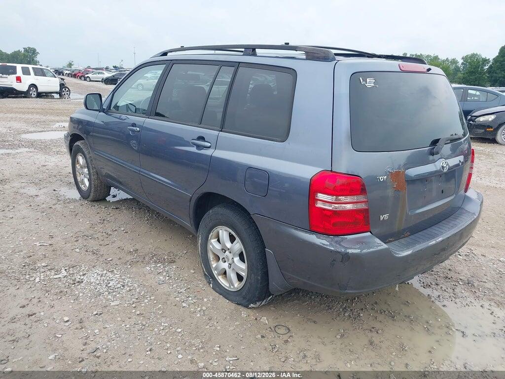 JTEGF21A730109829 2003 TOYOTA HIGHLANDER photo no. 3