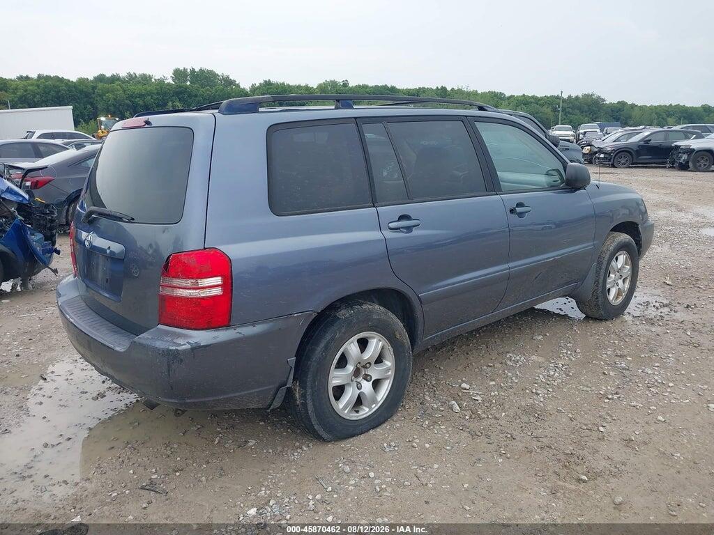 JTEGF21A730109829 2003 TOYOTA HIGHLANDER photo no. 4