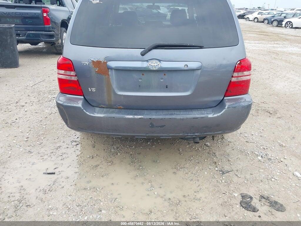 JTEGF21A730109829 2003 TOYOTA HIGHLANDER photo no. 6