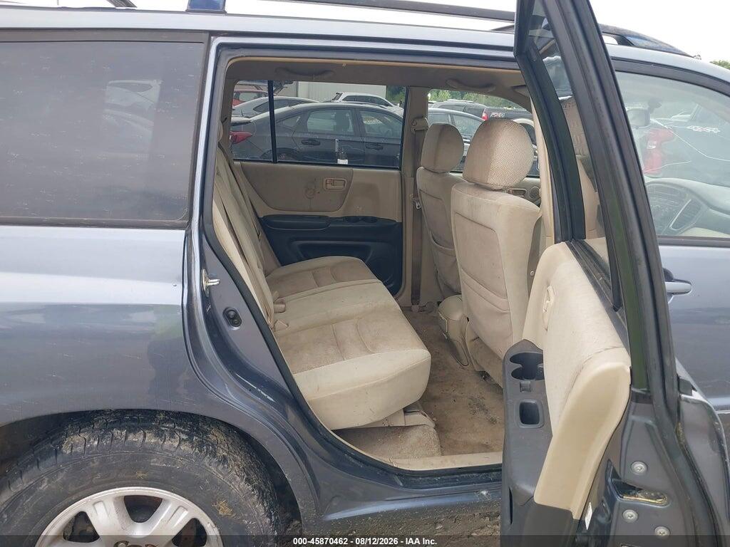 JTEGF21A730109829 2003 TOYOTA HIGHLANDER photo no. 8