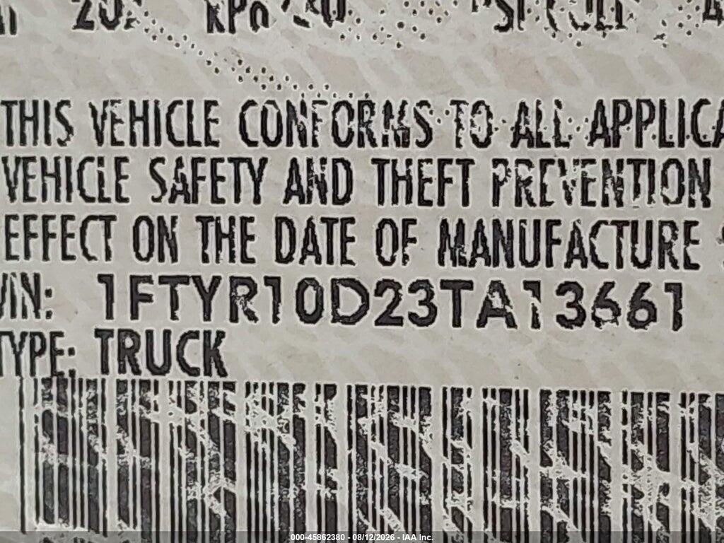 1FTYR10D23TA13661 2003 FORD RANGER photo no. 9