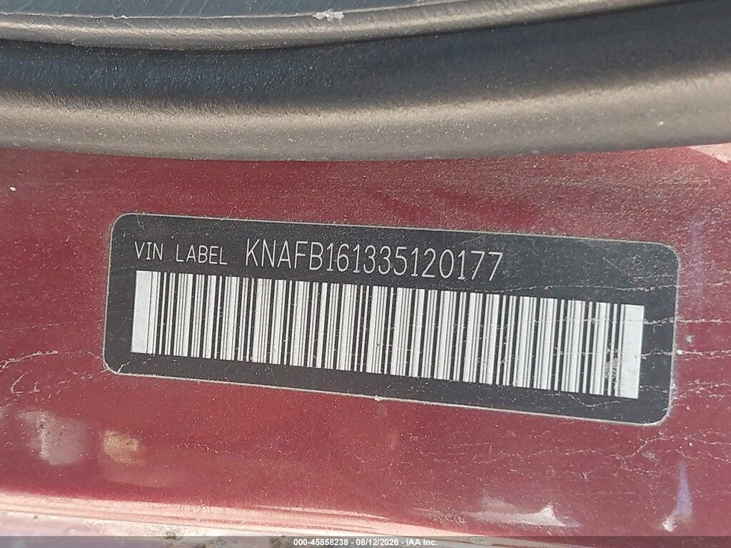 KNAFB161335120177 2003 KIA SPECTRA photo no. 9
