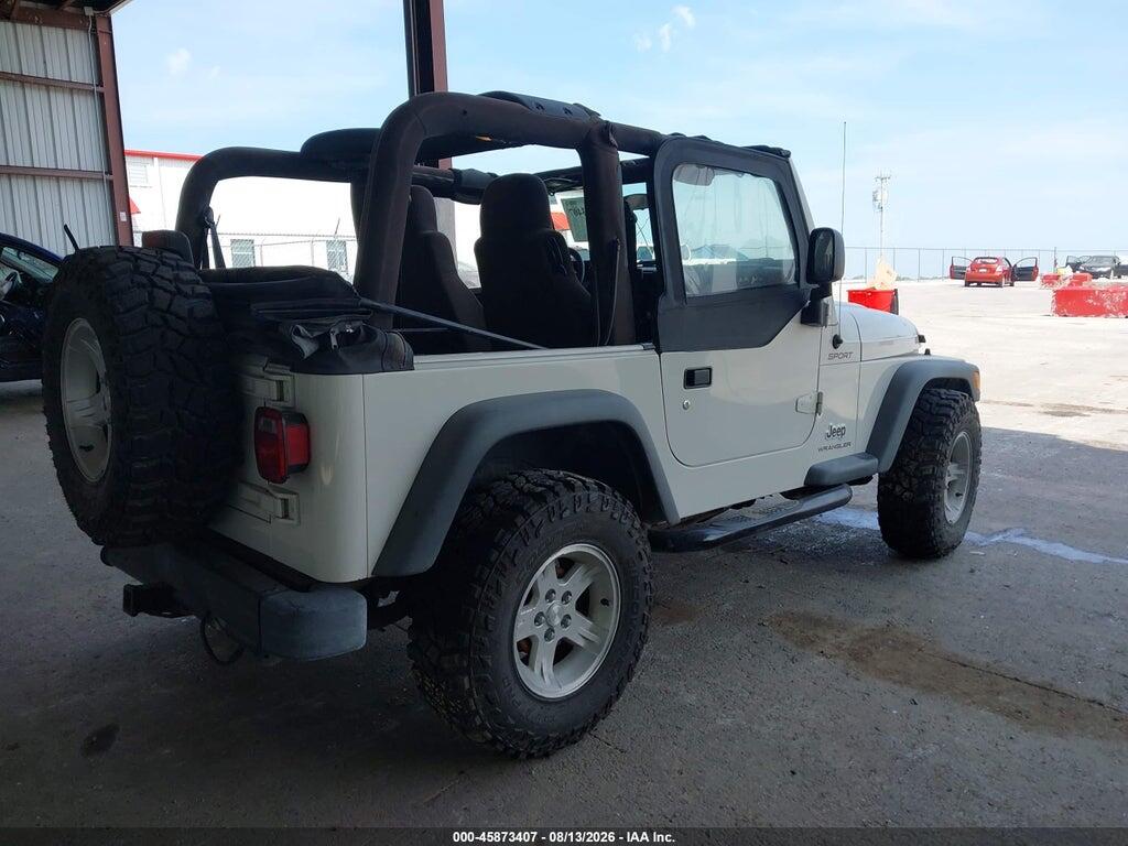 1J4FA49S34P731189 2004 JEEP WRANGLER photo no. 4