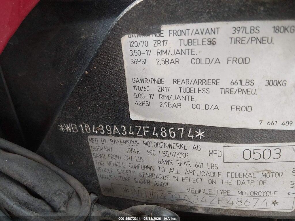 WB10439A34ZF48674 2004 BMW R1150 photo no. 10