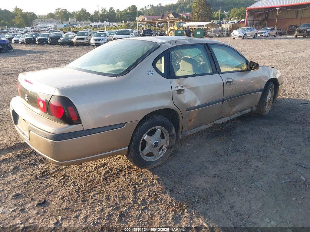 2G1WF52E249218296 2004 CHEVROLET IMPALA photo no. 4
