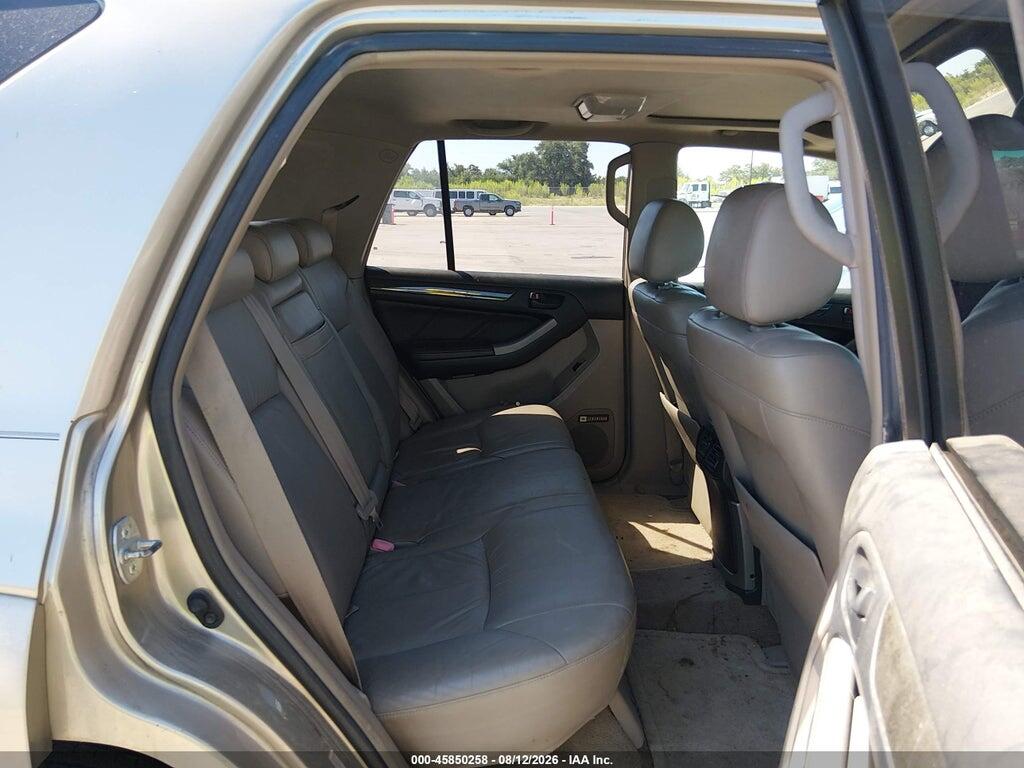 JTEZU17R748021789 2004 TOYOTA 4RUNNER photo no. 8
