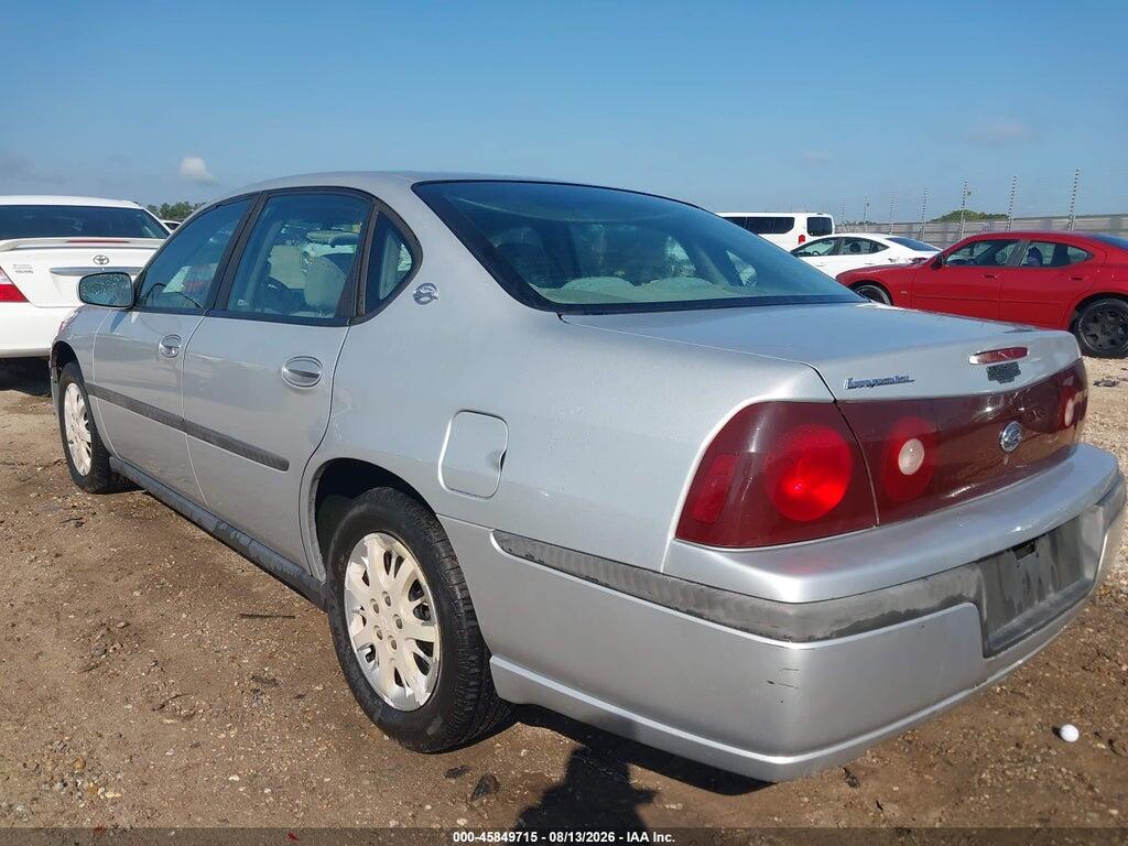 2G1WF52E849136380 2004 CHEVROLET IMPALA photo no. 3