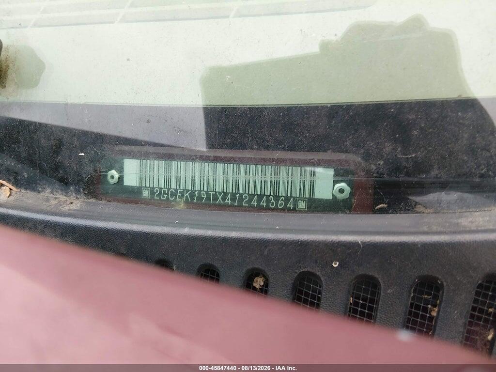 2GCEK19TX41244364 2004 CHEVROLET SILVERADO 1500 photo no. 9