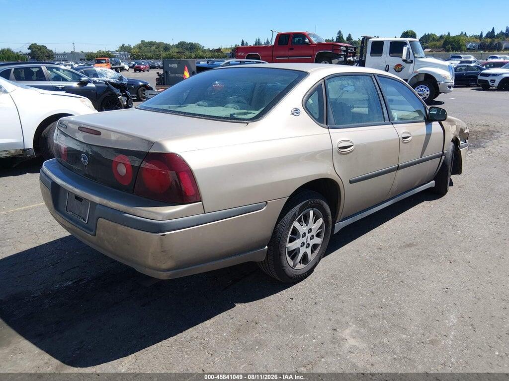 2G1WF52E549363106 2004 CHEVROLET IMPALA photo no. 4