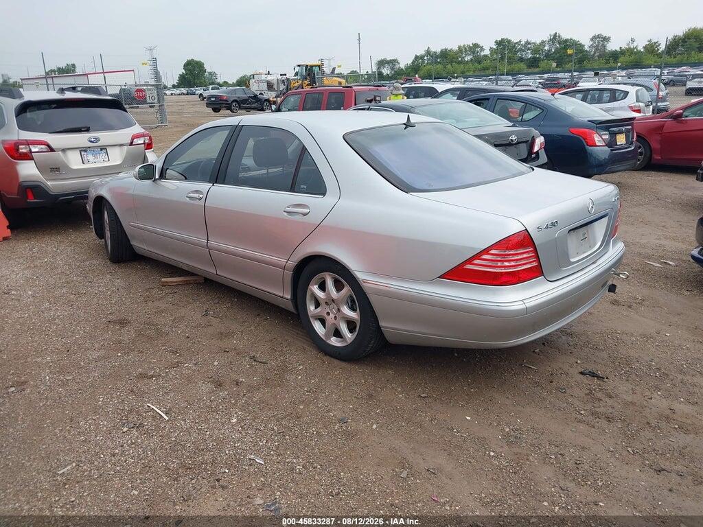 WDBNG83J24A426467 2004 MERCEDES-BENZ S 430 photo no. 3