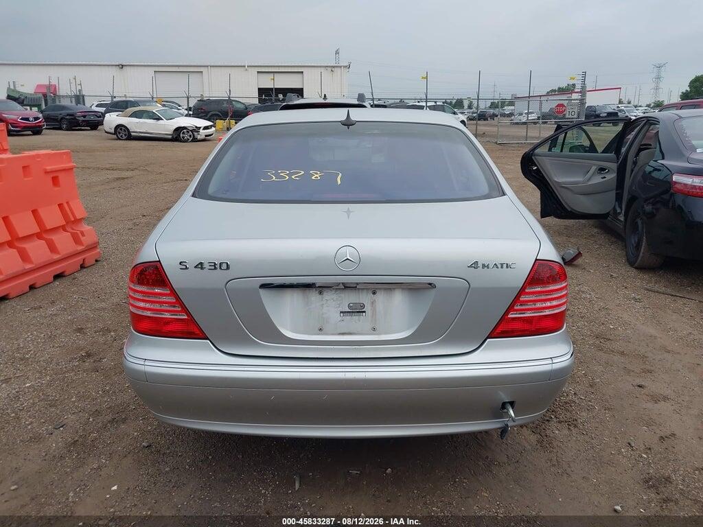 WDBNG83J24A426467 2004 MERCEDES-BENZ S 430 photo no. 6