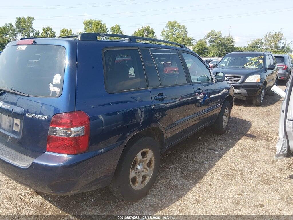 JTEGD21A750111749 2005 TOYOTA HIGHLANDER photo no. 4