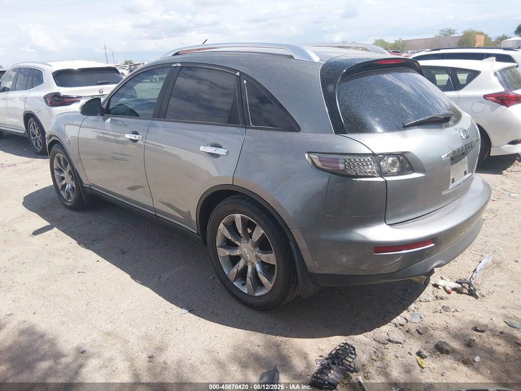 JNRAS08U35X102428 2005 INFINITI FX35 photo no. 3