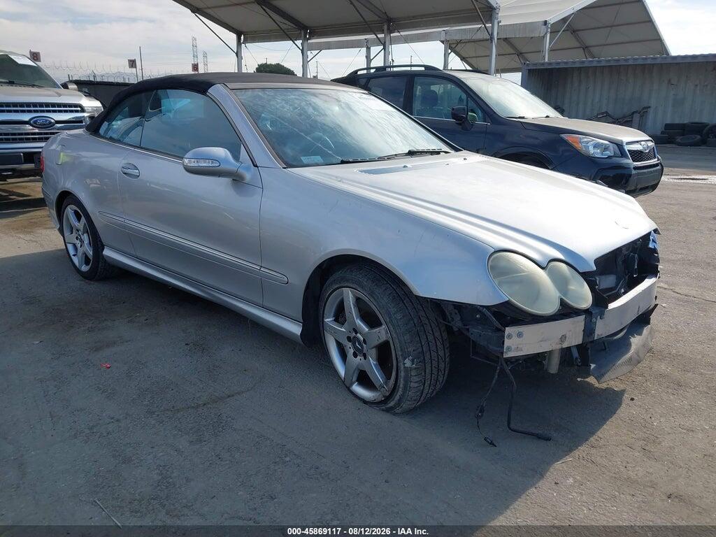 2005 MERCEDES-BENZ CLK 500 WDBTK75G15T040047