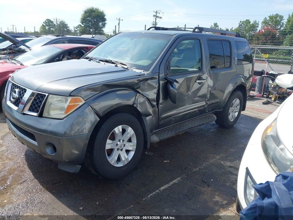 5N1AR18W75C717845 2005 NISSAN PATHFINDER photo no. 2
