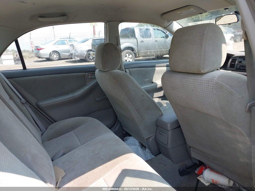 2T1BR32E75C362459 2005 TOYOTA COROLLA photo no. 8