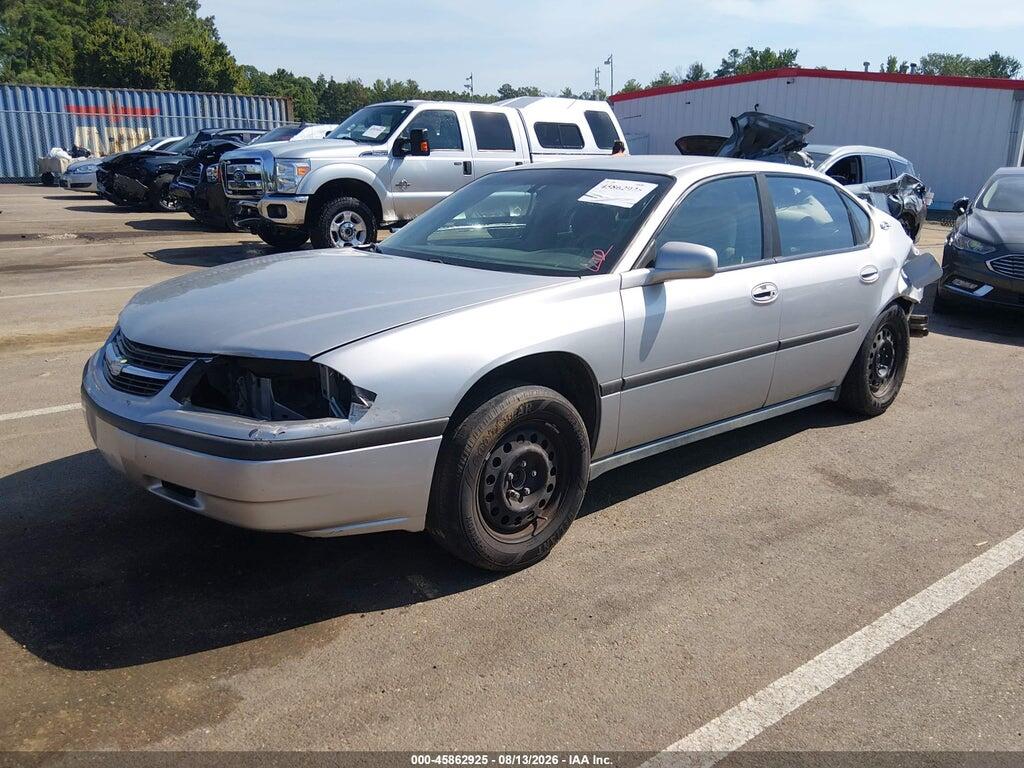 2G1WF52E959341613 2005 CHEVROLET IMPALA photo no. 2