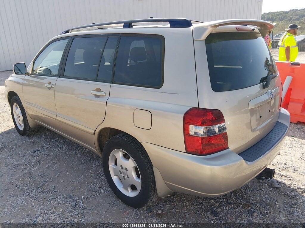 JTEEP21A650091783 2005 TOYOTA HIGHLANDER photo no. 3