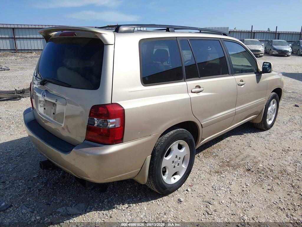 JTEEP21A650091783 2005 TOYOTA HIGHLANDER photo no. 4