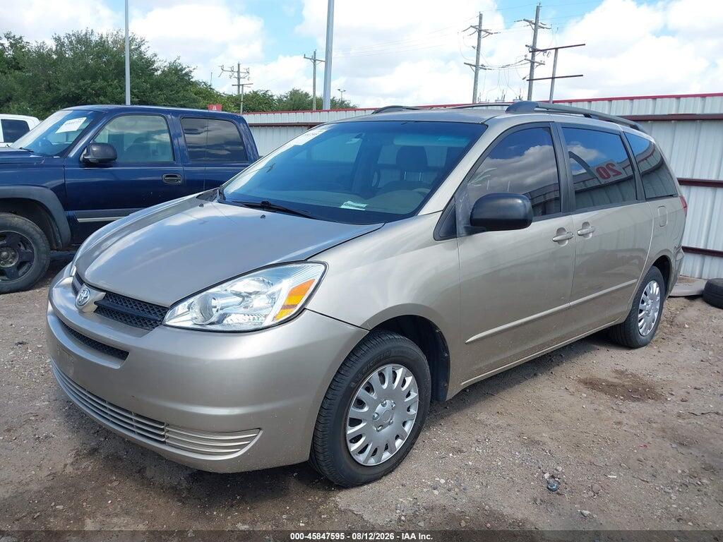 5TDZA23C25S251807 2005 TOYOTA SIENNA photo no. 2