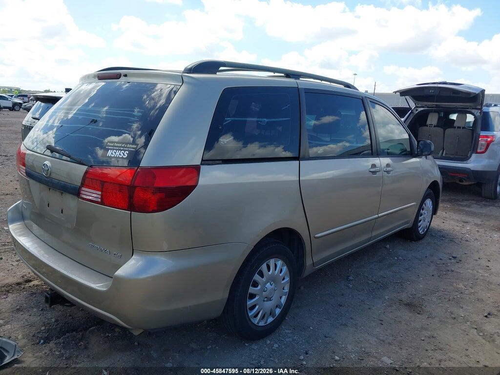 5TDZA23C25S251807 2005 TOYOTA SIENNA photo no. 4